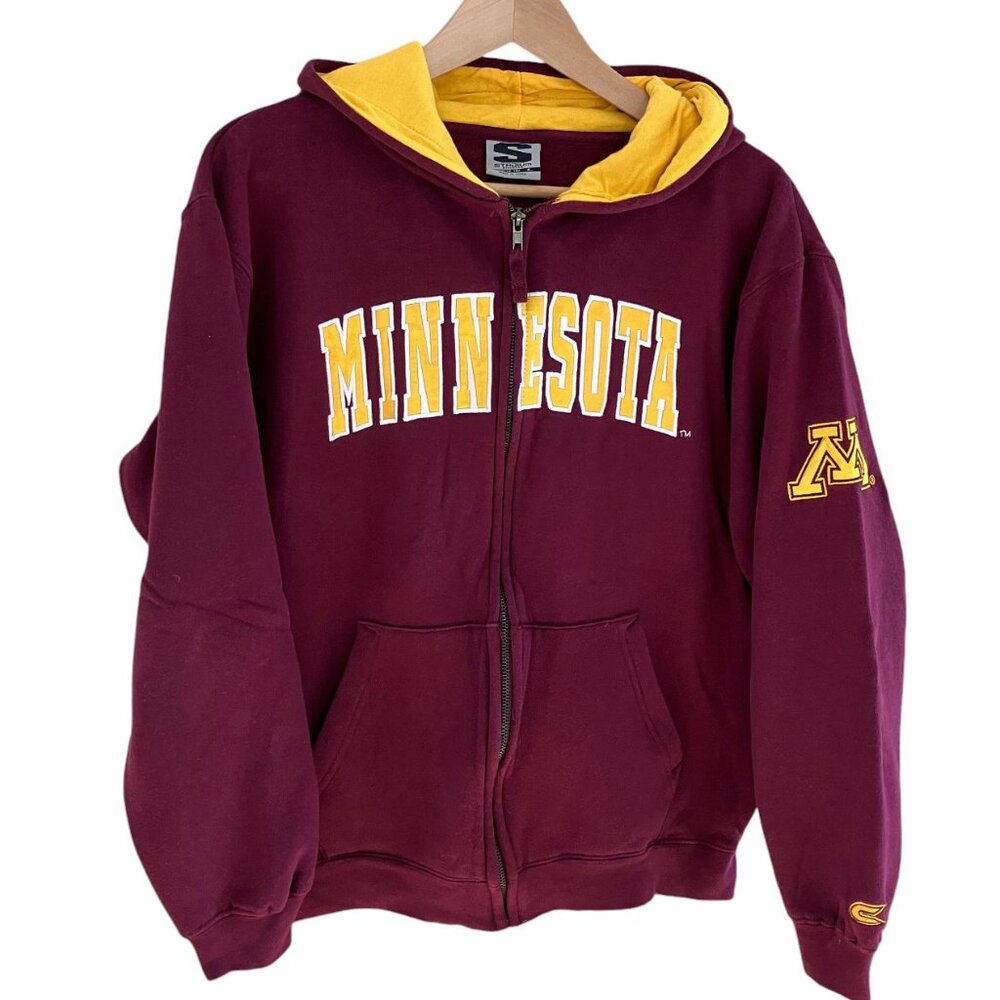 Stadium Athletics Minnesota Gophers Full Zip Hoodie sz womens Small / Youth L